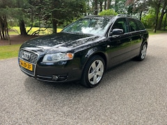 Audi A4 Avant - 2.0 Advance 96KW Avant 2008 Zwart Leder PDC Trekh. APK 1-'27