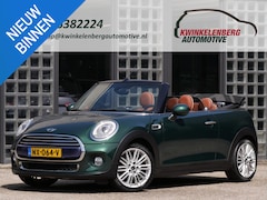 MINI Cabrio - 1.5 COOPER/ CAMERA/ H&K AUDIO/ BRITISH RACING GREEN MET BRUIN LEDER