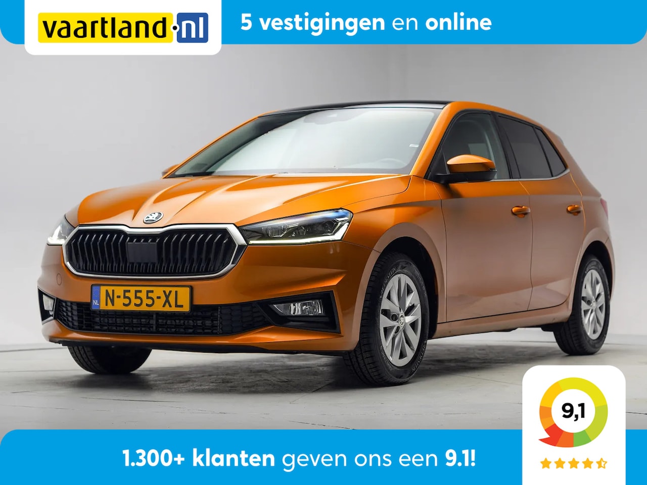 Skoda Fabia - 1.0 TSI Business Edition [ Panoramadak Navi LED Climate ] - AutoWereld.nl