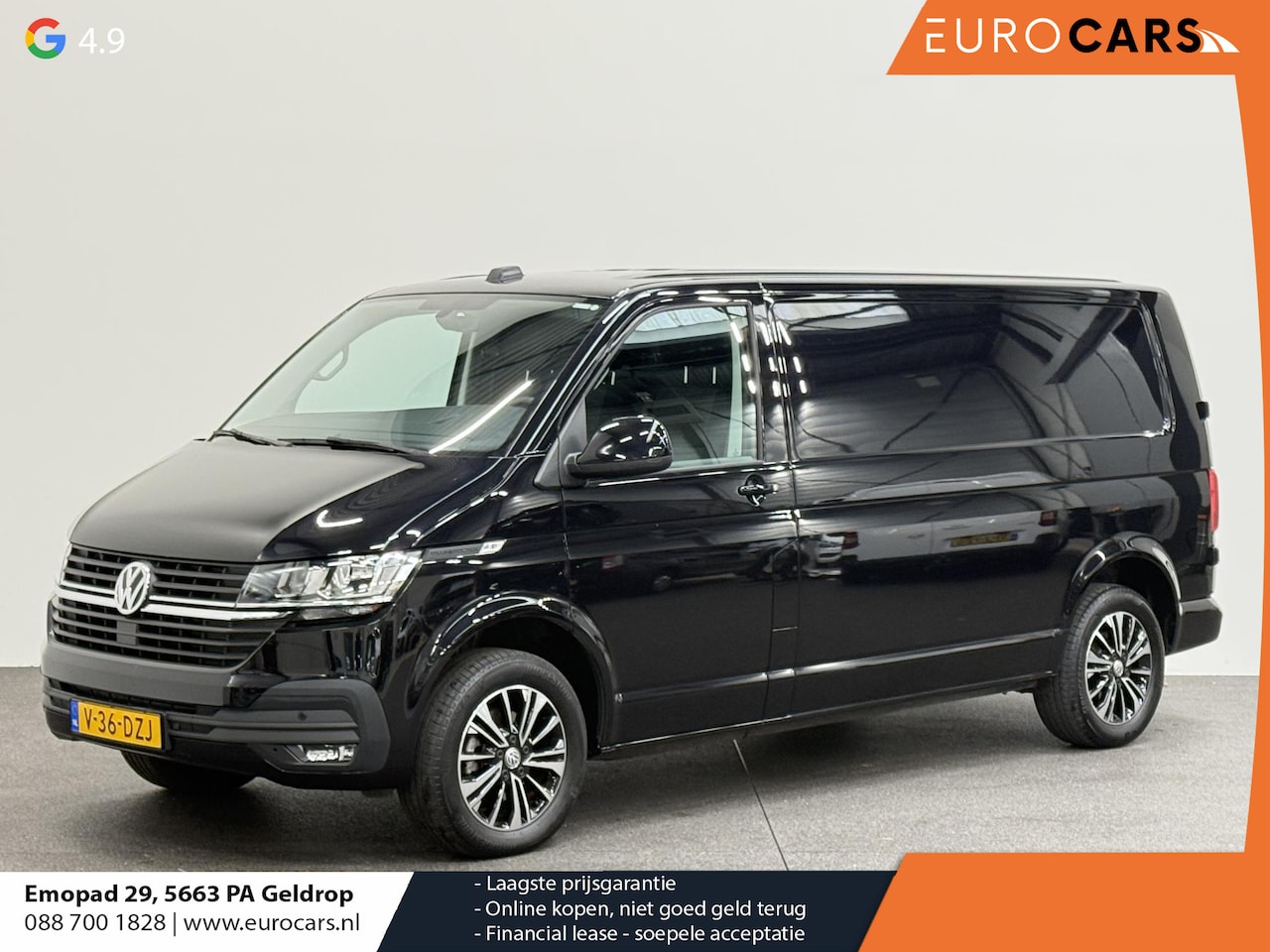 Volkswagen Transporter - 2.0 150PK L2H1 Highline Automaat Airco  Navi Parkeersensoren Camera Trekhaak Carplay - AutoWereld.nl