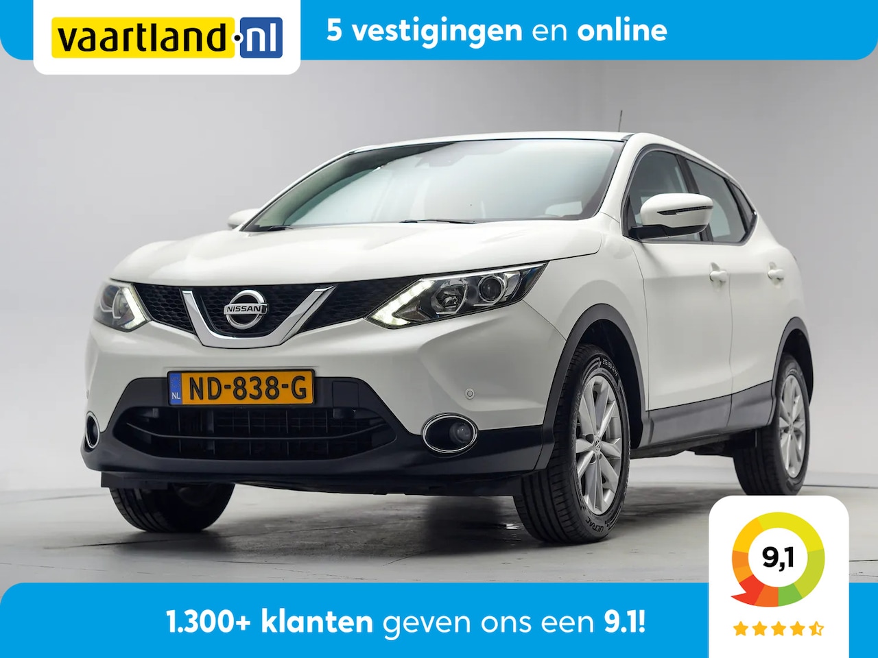 Nissan Qashqai - 1.6 Acenta [ Navi Camera Trekhaak Stoelverwarming ] - AutoWereld.nl