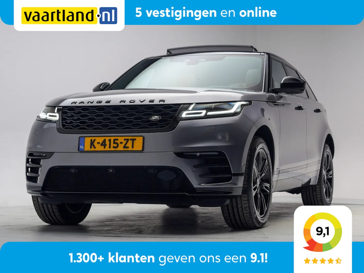 Land Rover Range Rover Velar - 2.0 P400e R-Dynamic SE Aut.[ Panoramadak Leder Stoelverwarming Navi Apple / Android ] - AutoWereld.nl
