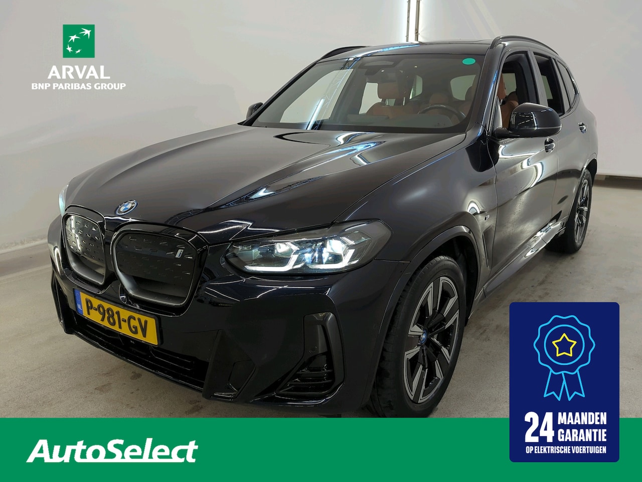 BMW iX3 - 80 kWh 286pk Executive | SOH 100% | ShadowLine | Parking Pack | Facelift | Sensatec Cognac - AutoWereld.nl