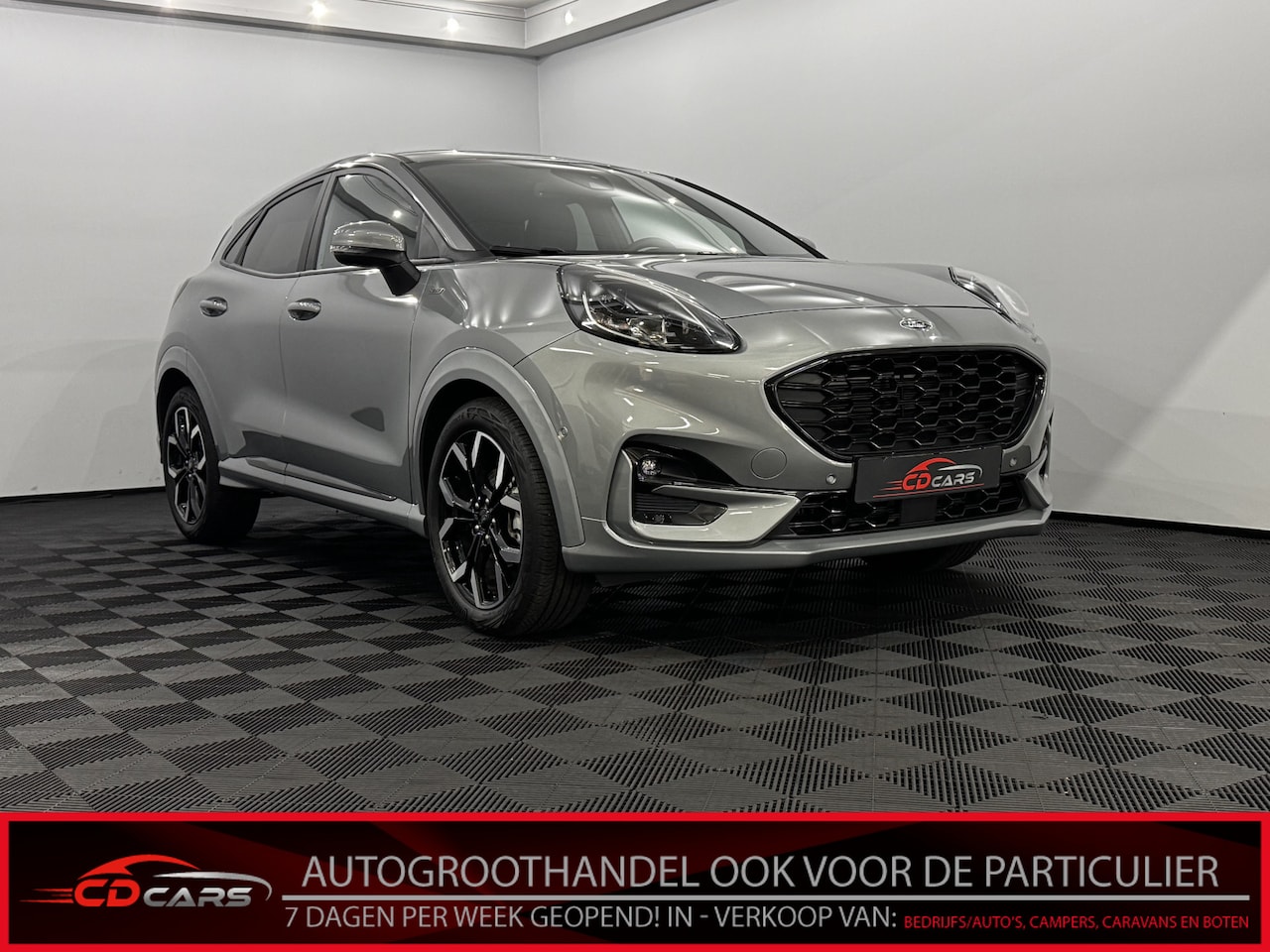 Ford Puma - St-line X 155PK Half leder, Camera, Navi, Winterpakket, Virtual desk, Keyless start, Cruis - AutoWereld.nl