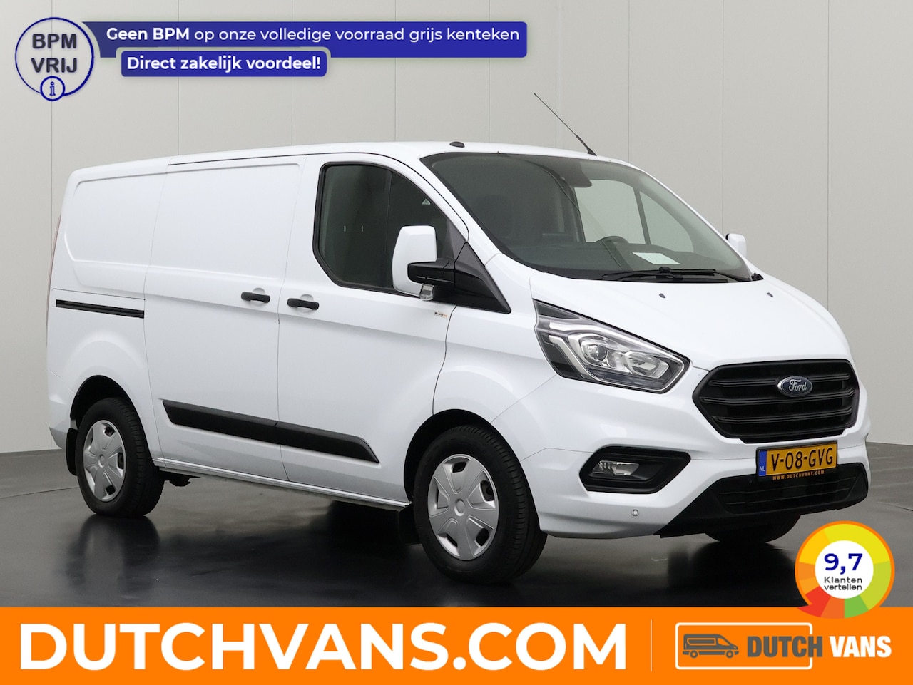 Ford Transit Custom - 2.0TDCI 130PK Automaat Navigatie | Camera | Airco | Cruise | 3-Zits | Betimmering - AutoWereld.nl