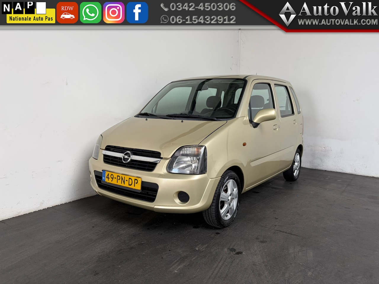 Opel Agila - 1.2-16V Maxx. Trekhaak! - AutoWereld.nl