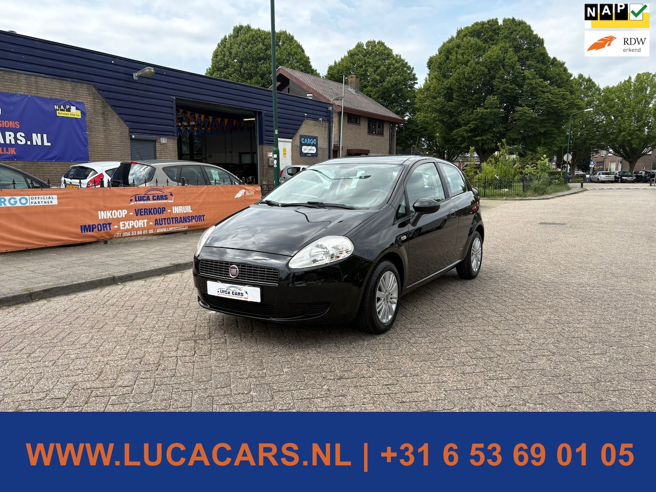 Fiat Grande Punto - 1.2 Dynamic AIRCO + NIEUWE APK! - AutoWereld.nl