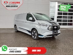 Ford Transit Custom - E-Transit Sport L2 330km WLTP LED/ 2x Schuifdeur/ Adapt.Cruise/ Elek.Stoel/ Standkachel/ S