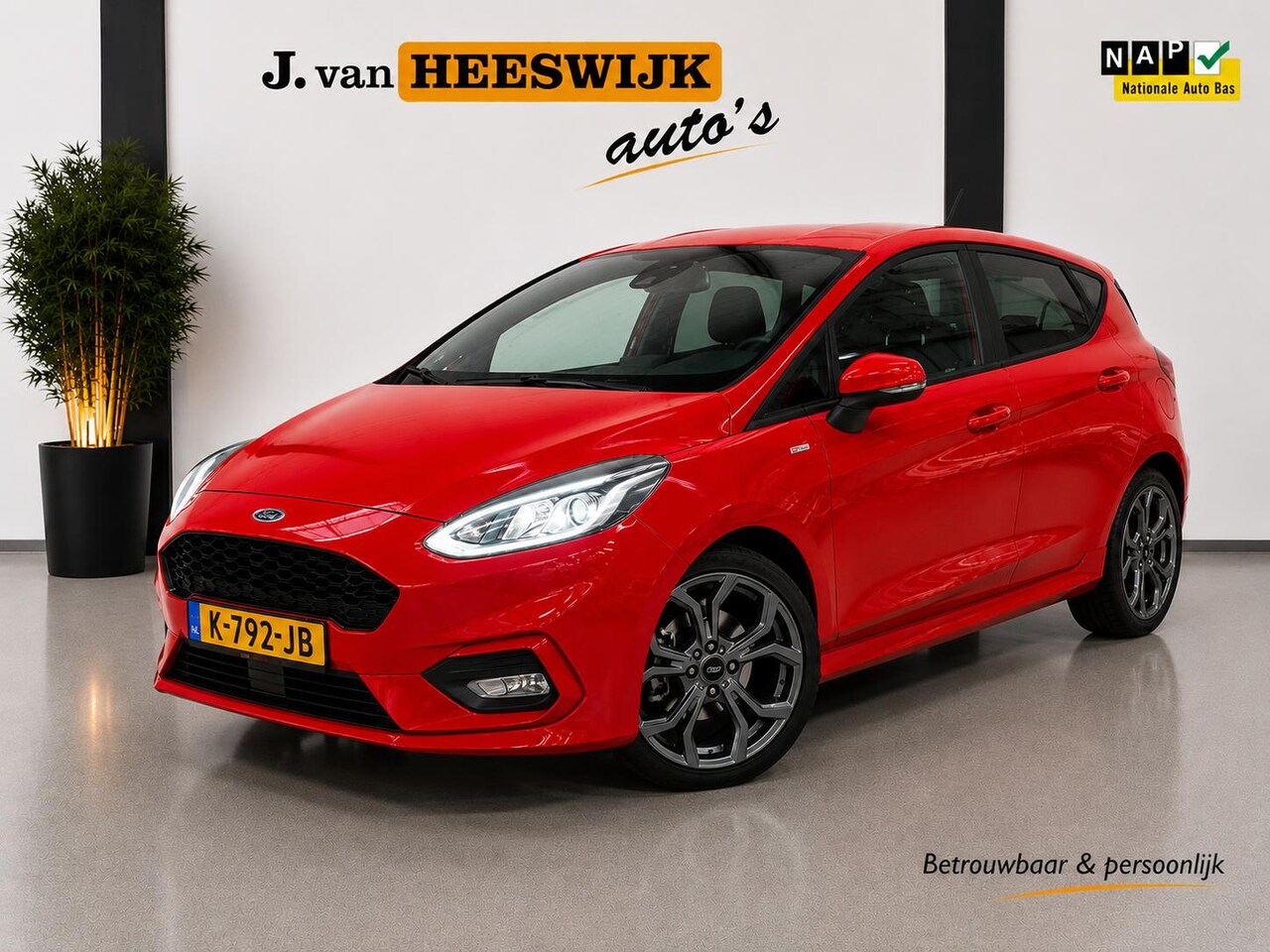 Ford Fiesta - 1.0 EcoBoost Hybrid ST-Line X Navigatiesysteem | Parkeersensoren | Airconditioning (automa - AutoWereld.nl