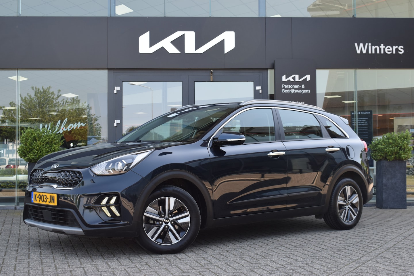 Kia Niro - 1.6 GDi Hybrid DynamicLine Apple carplay & Android auto | Navigatie | Achteruitrijcamera - AutoWereld.nl