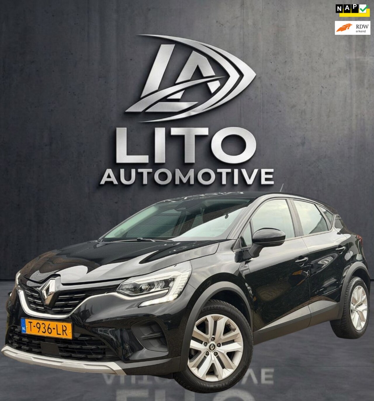 Renault Captur - 1.0 TCe 90 evolution|BLACK|NAVI|AIRCO|CRUISE| - AutoWereld.nl