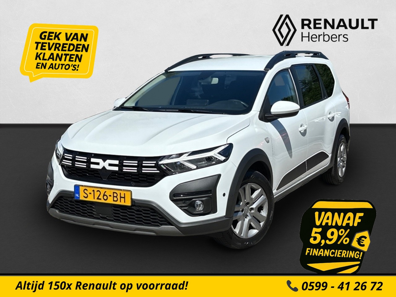 Dacia Jogger - 1.0 TCe 100 ECO-G Expression 7p. 7 PERSOONS / LPG G3 / AIRCO / APPLE CARPLAY / CAMERA - AutoWereld.nl