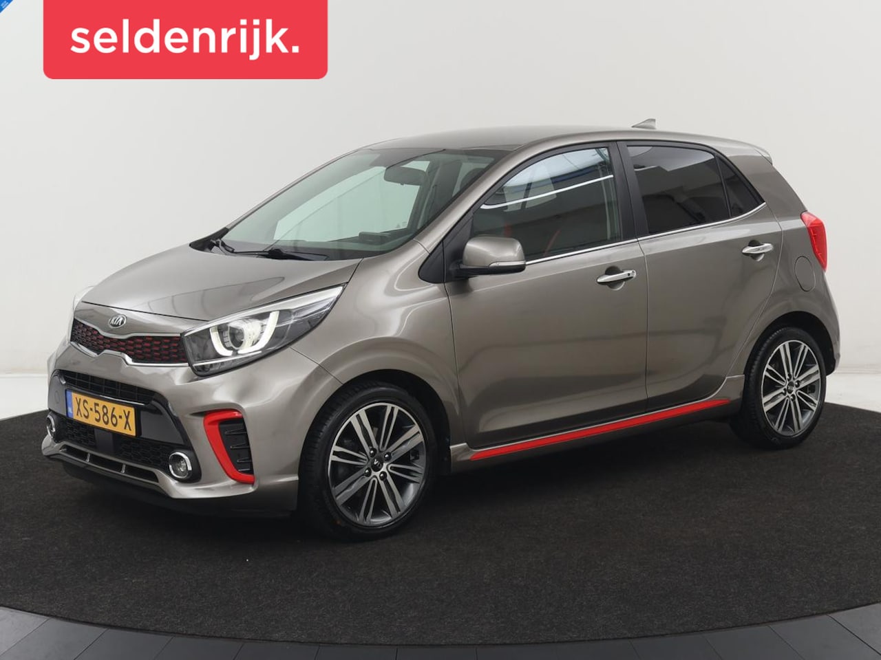 Kia Picanto - 1.0 T-GDI GT-Line | Leder | Stoelverwarming | Carplay | Navigatie | Stuurverwarming | Keyl - AutoWereld.nl