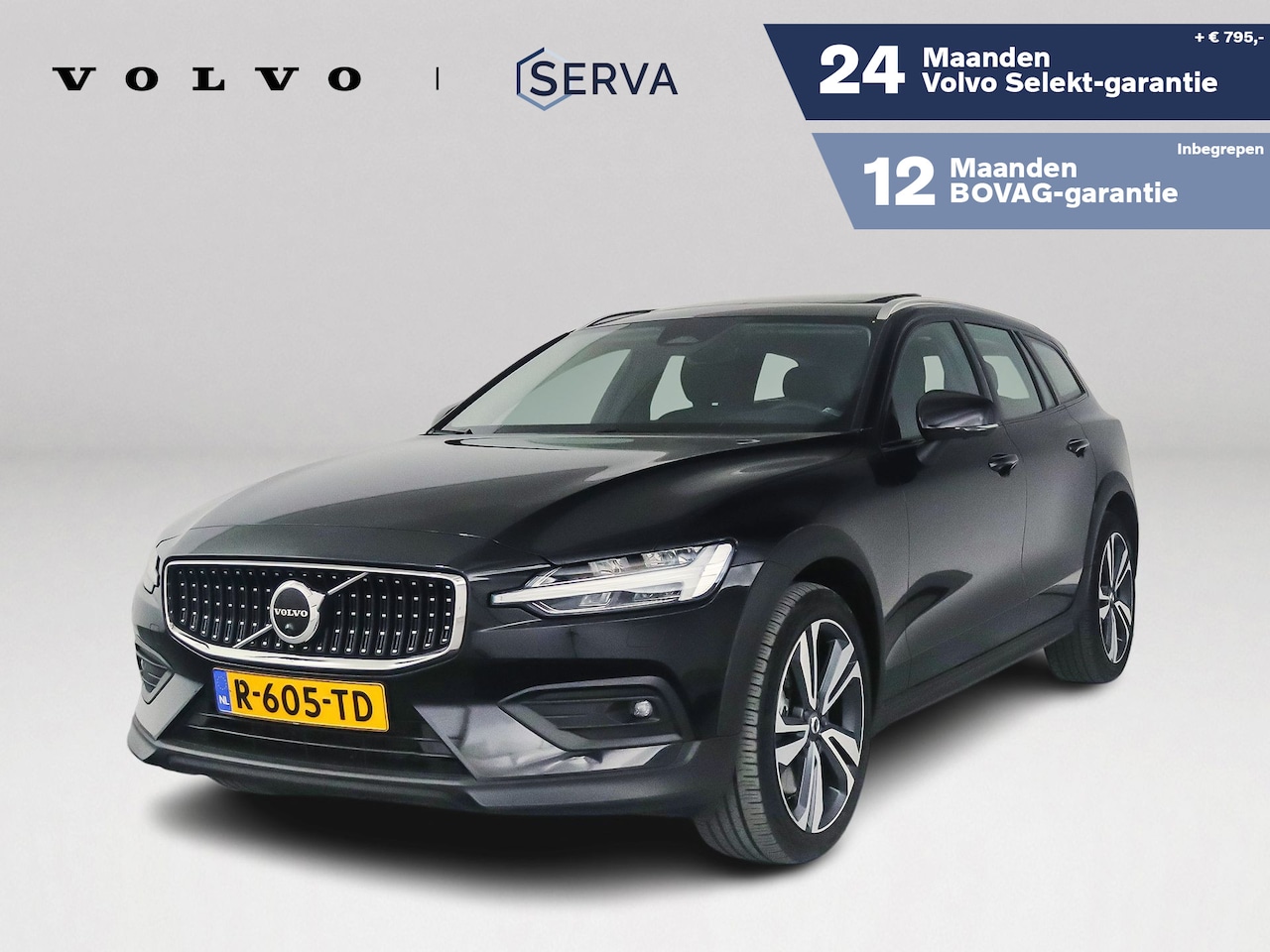 Volvo V60 Cross Country - B5 AWD Ultimate | Panoramadak | 360° camera | Head-up display | Harman Kardon | Stoel- en - AutoWereld.nl