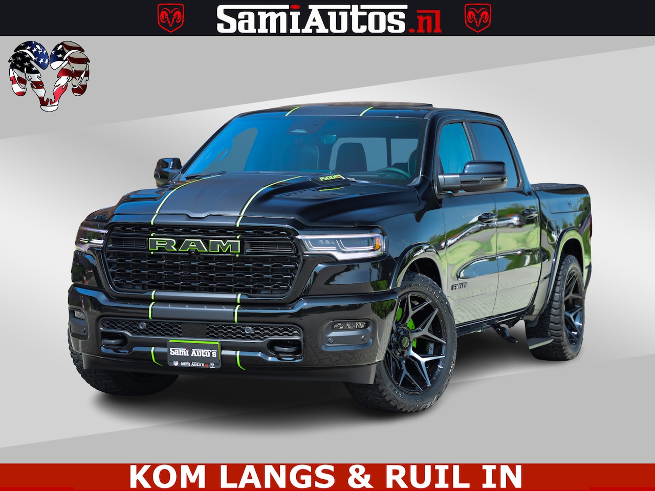 Dodge Ram Pick Up - Limited Night High Output 540HP 706Nm | Massage + Full Option | De Meest Luxe en Volle in - AutoWereld.nl