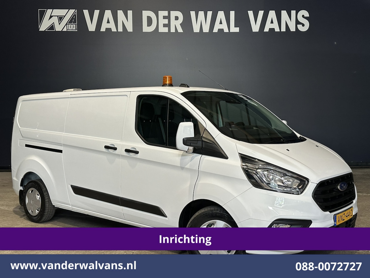 Ford Transit Custom - 2.0 TDCI 131pk L2H1 Inrichting Euro6 Airco | LED | Cruisecontrol | Stoelverwarming Verwarm - AutoWereld.nl