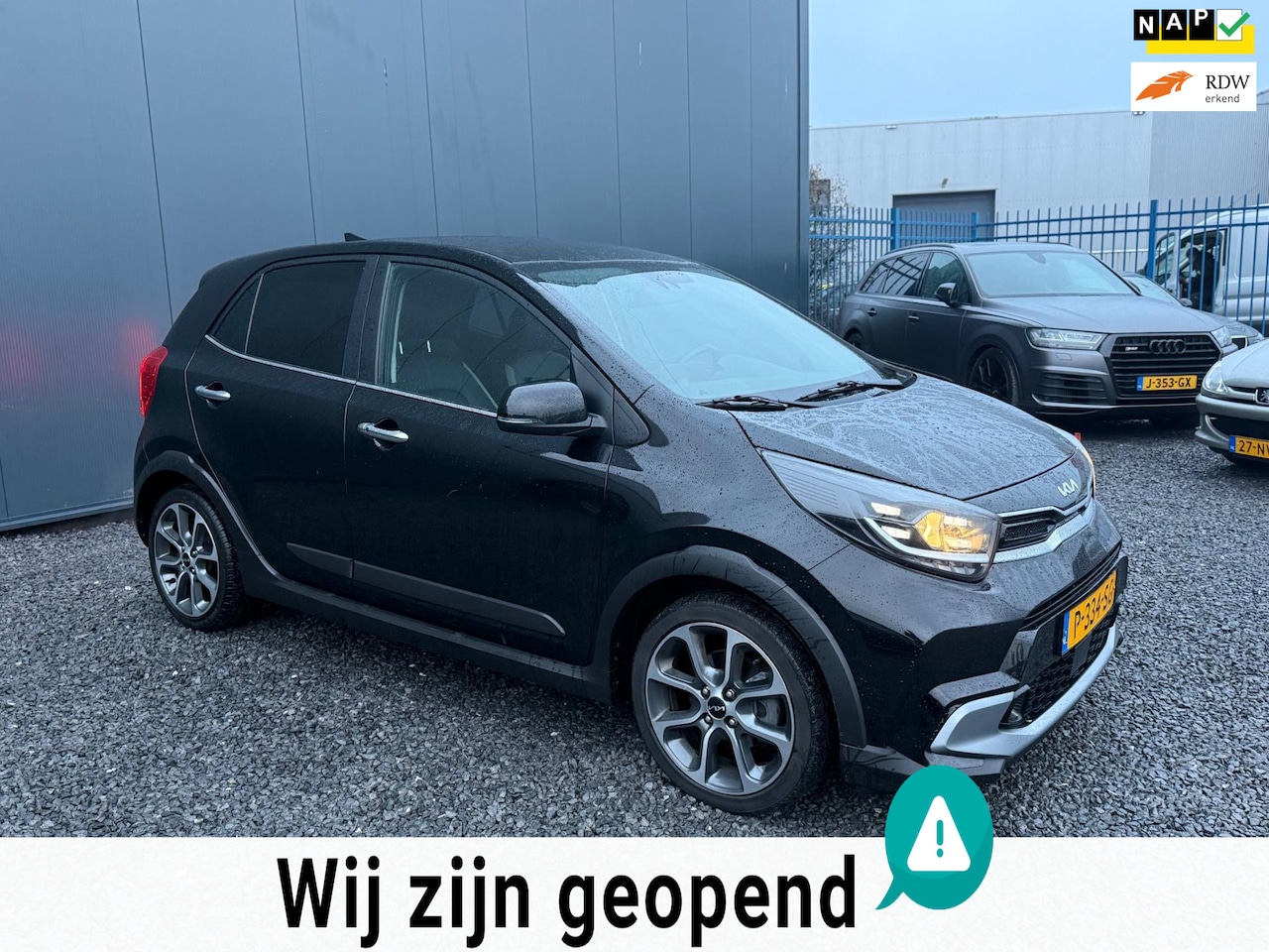 Kia Picanto - 1.0 T-GDi X-Line 5p LEDER!NAVI!MF STUUR!BOMVOL! - AutoWereld.nl