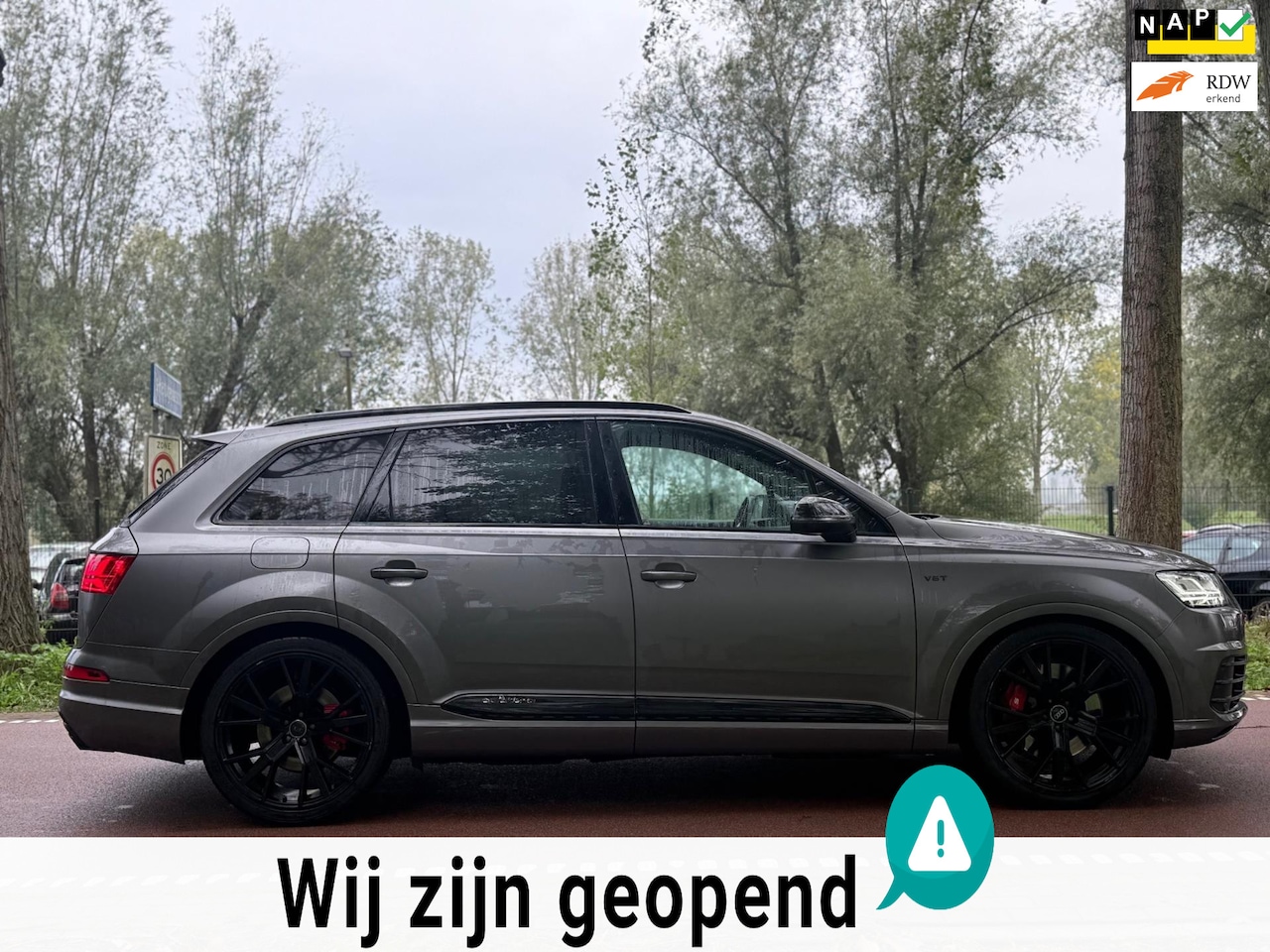 Audi SQ7 - 4.0 TDI quattro Pro Line + PANO!RS ZETEL!MAT GRIJS!BOMVOLL! - AutoWereld.nl