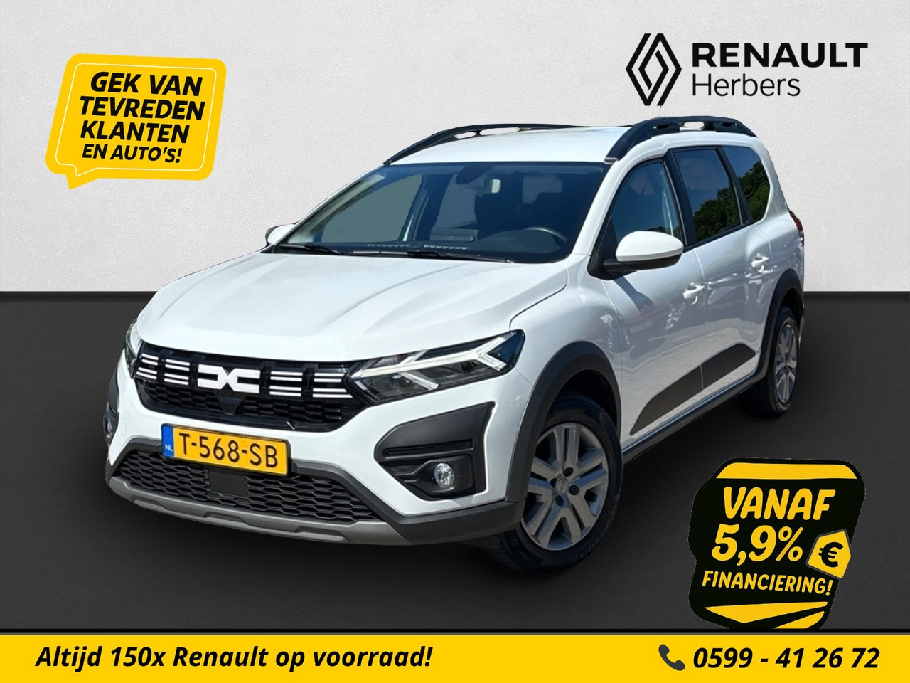 Dacia Jogger - 1.0 TCe 100 ECO-G Expression 7p. 7 PERSOONS / LPG G3 / AIRCO / APPLE CARPLAY - AutoWereld.nl