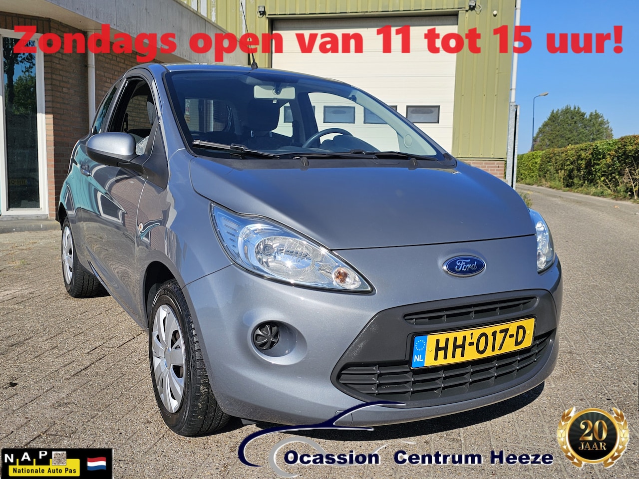 Ford Ka - 1.2 Style S/S, Airco! 41dkm NAP! Bluetooth! Apk 4-2027! Zondag OPEN! - AutoWereld.nl