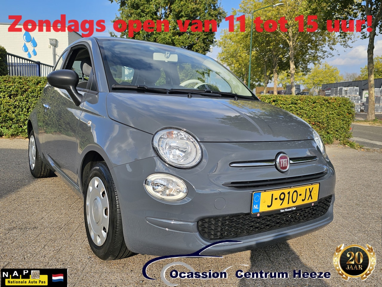 Fiat 500 - 1.0 Hybrid POP 1.0 Hybrid Pop, 1e Eig! 12 mnd Garantie! Airco! Apk 3-2028! Zondag OPEN! - AutoWereld.nl