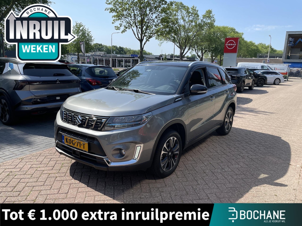 Suzuki Vitara - 1.4 Boosterjet Style Smart Hybrid 129PK | Trekhaak | Panoramadak |  Carplay - Android Auto - AutoWereld.nl