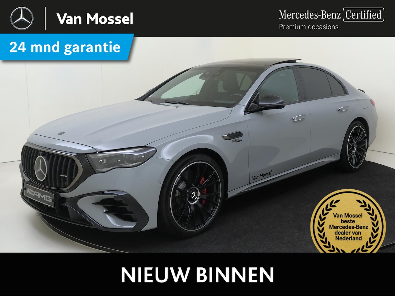 Mercedes-Benz E-klasse - AMG 53 4MATIC+ Night Edition Panoramadak / Superscreen / Memory / 360 Camera / AMG Drivers - AutoWereld.nl