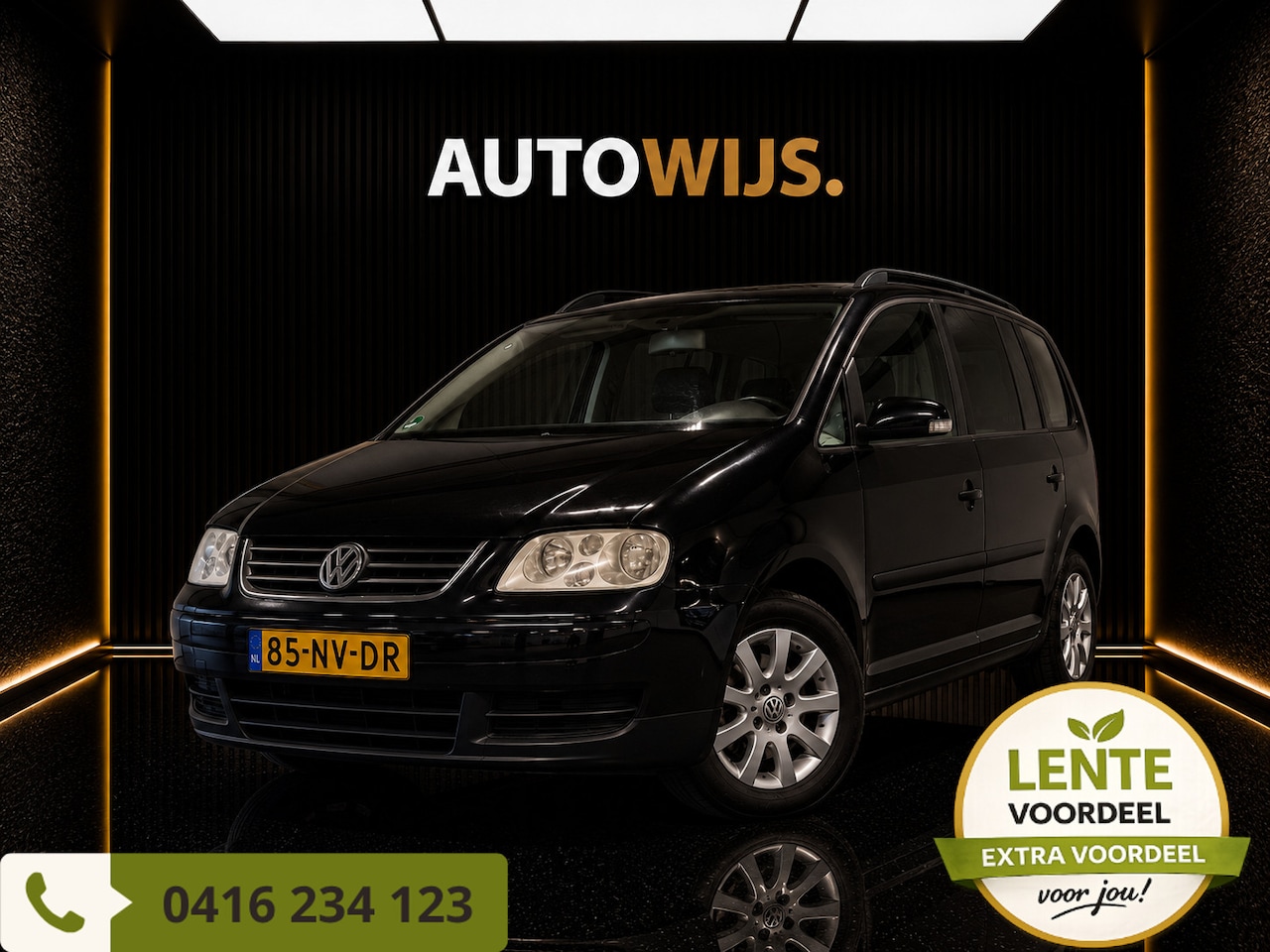 Volkswagen Touran - 1.6-16V FSI Athene|7-PERS|CRUISE|APK 4-2027|RIJDT GOED - AutoWereld.nl