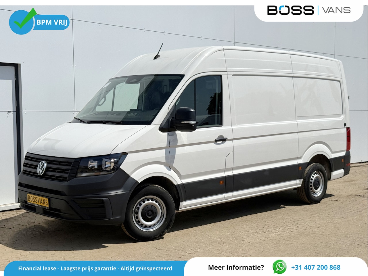 Volkswagen Crafter - 2.0 TDI 140PK L3H3 Nieuw Model Virtual Cockpit Climate Control Carplay Camera Parkeersenso - AutoWereld.nl
