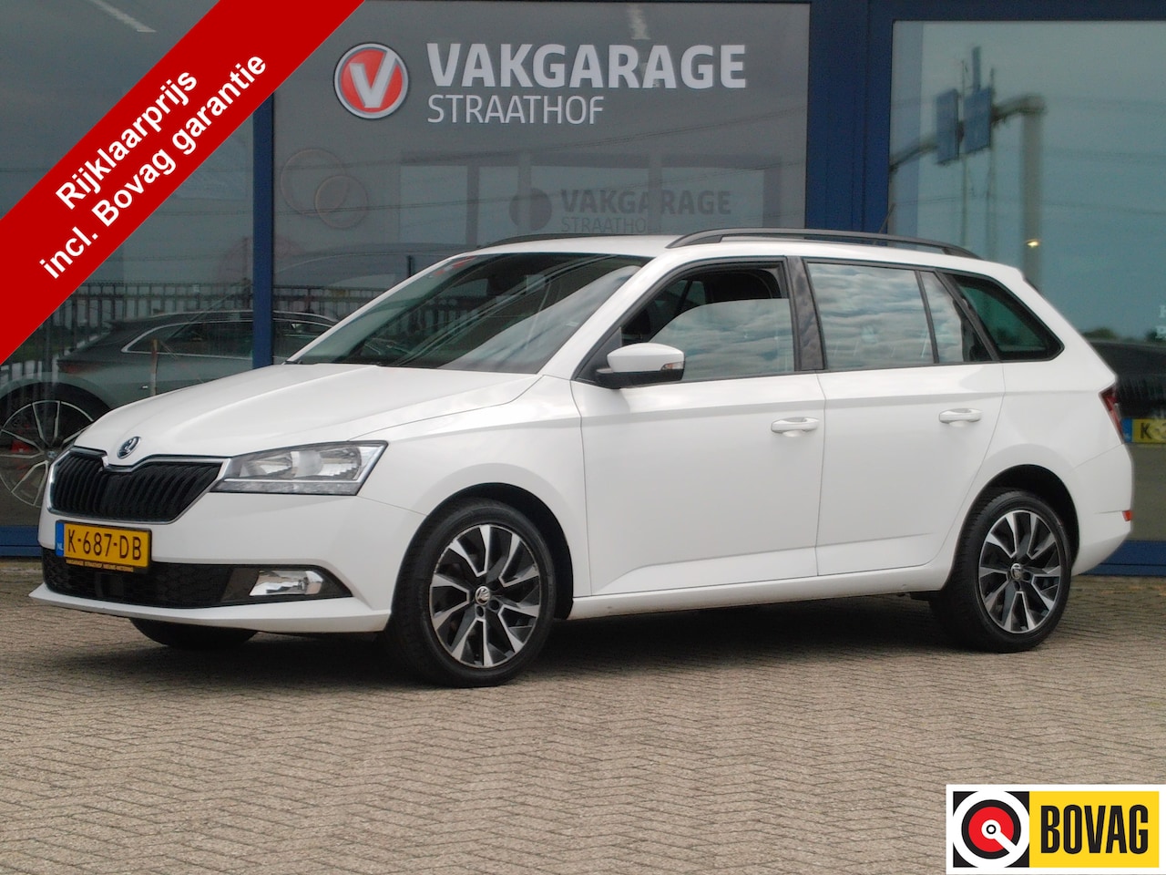 Skoda Fabia Combi - 1.0 TSI Business Edition 1.0 TSI Business Edition, Carplay + Android Auto / Cruise control / Parkeersensoren / 16' - AutoWereld.nl