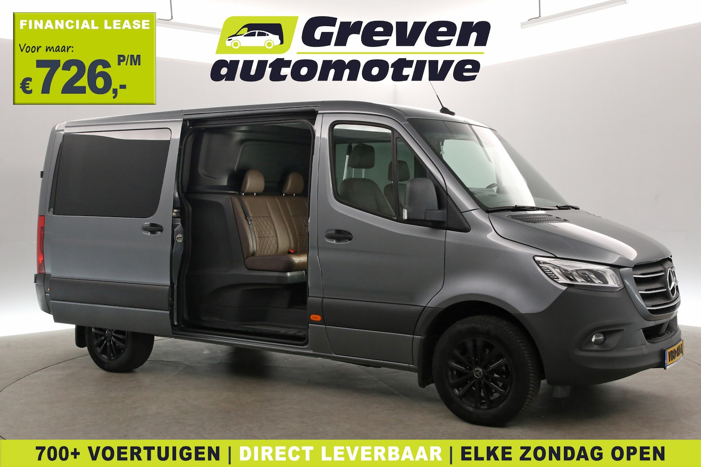 Mercedes-Benz Sprinter - 319 3.0 V6 CDI 191PK L2H1 | Dubbele Cabine | Automaat | Airco | Camera | Adap. Cruise | Tr - AutoWereld.nl