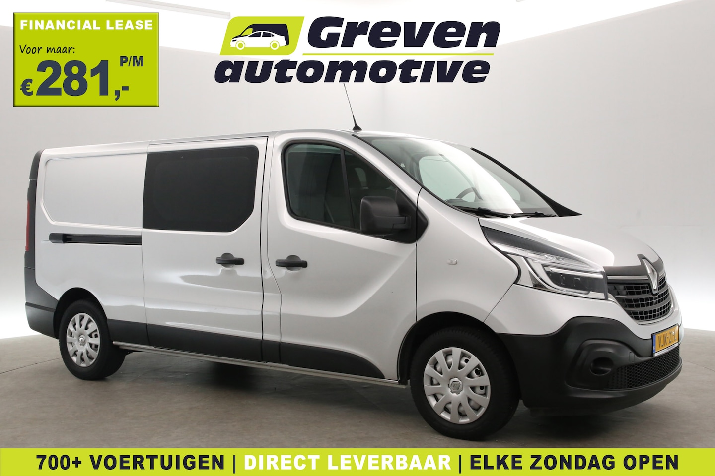Renault Trafic - 2.0 dCi T29 L2H1 | Airco | Cruise | 3 Zits | Trekhaak | Carplay | Parkeersens. - AutoWereld.nl