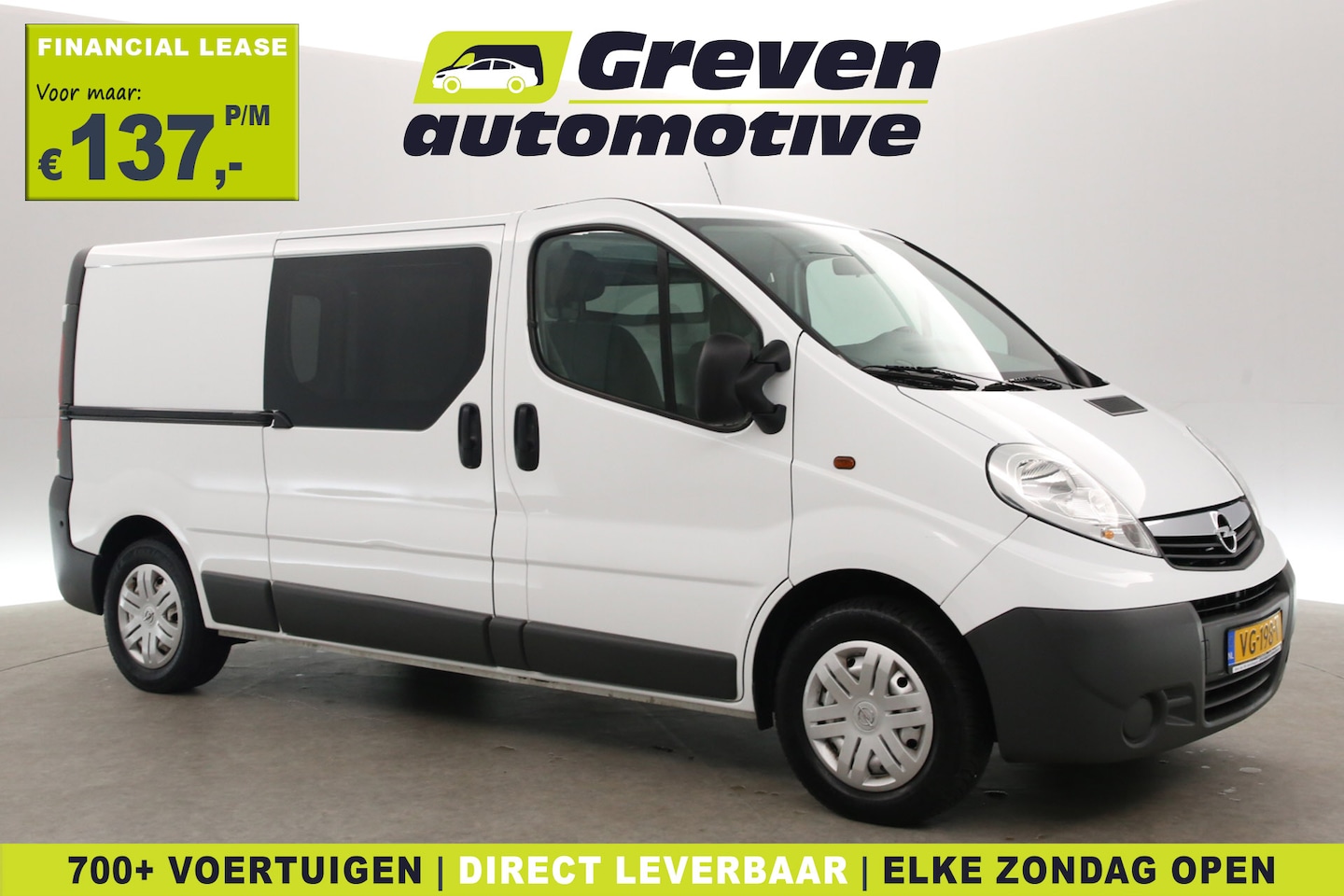 Opel Vivaro - 2.0 CDTI L2H1 | Airco | Cruise | Navi | Trekhaak | 2xSchuifdeur | Parkeersens. - AutoWereld.nl