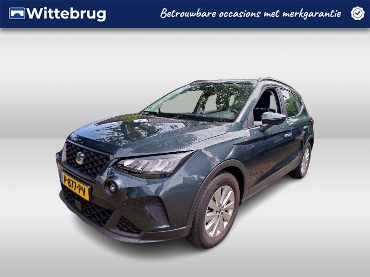 SEAT Arona - 1.0 TSI Style / PARK. SENSOREN/ TREKHAAK/ FULL LINK/ CLIMA/ 16" LMV - AutoWereld.nl