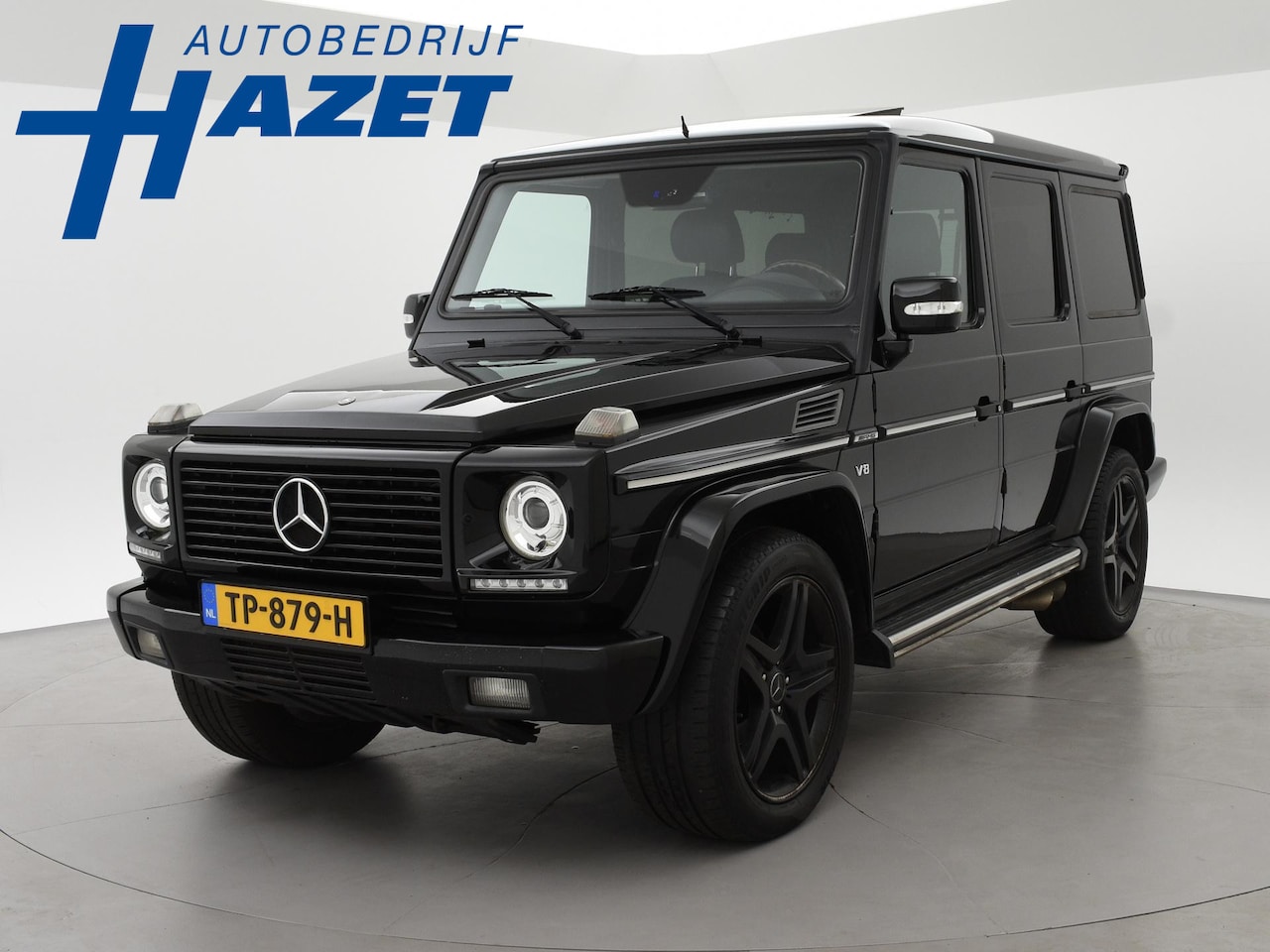 Mercedes-Benz G-klasse - 55 AMG 55 KOMPRESSOR 476 PK + 20 INCH LMV | SCHUIFDAK | 3500 KG TREKHAAK | STUURVERW. - AutoWereld.nl