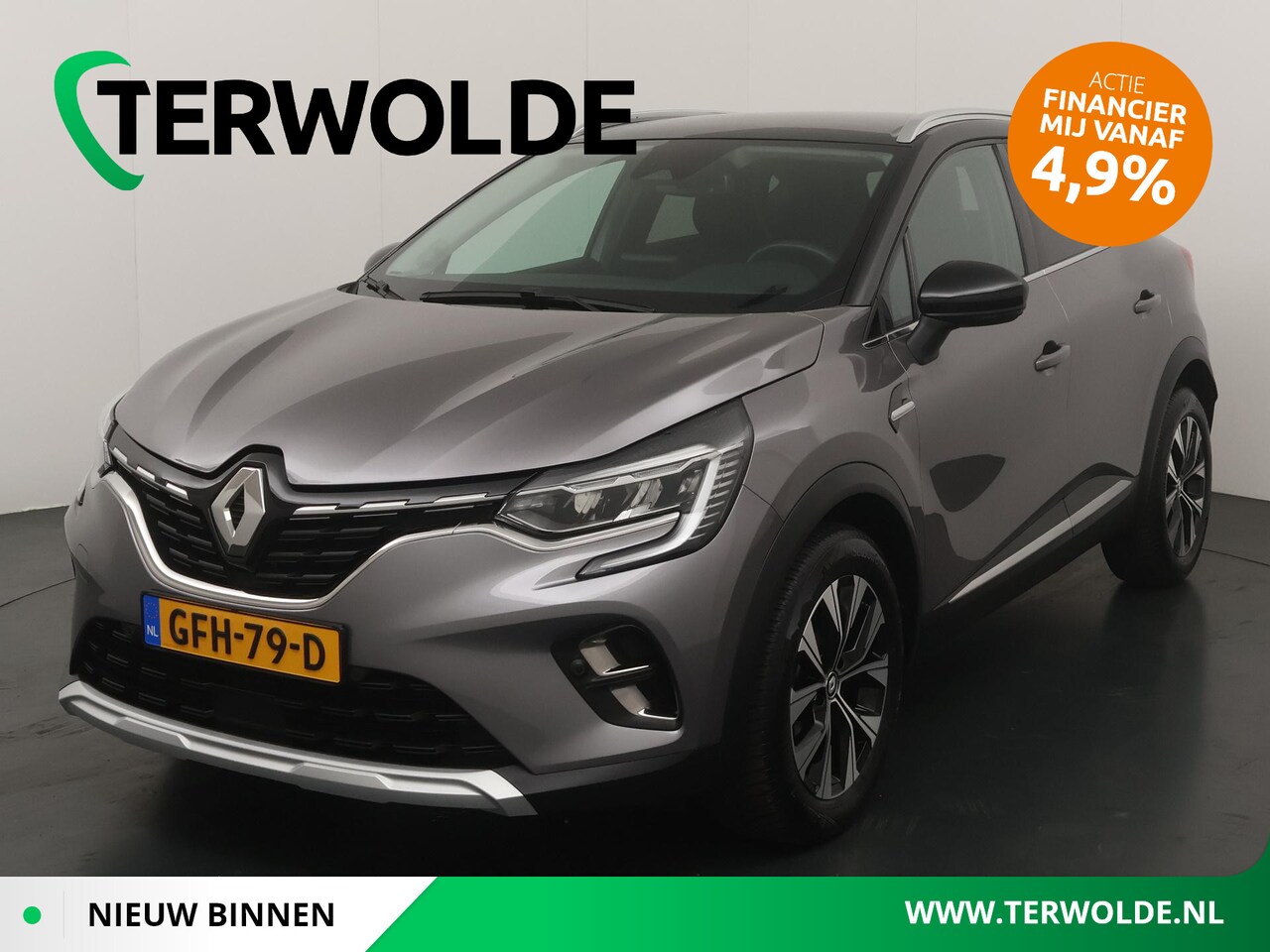 Renault Captur - techno mild hybrid 140 | Adapt. Cruise | Stoel-, Stuur- & Voorruitverw. | Groot Navi | - AutoWereld.nl