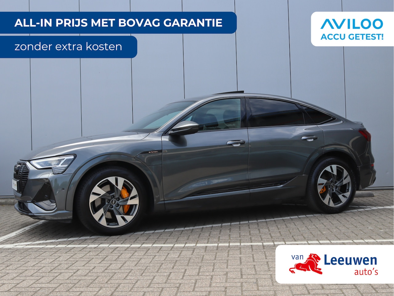 Audi e-tron Sportback - 50 quattro S-line 71 kWh | Panoramadak | Leder | Keyless | ACC | SOH 91% - AutoWereld.nl