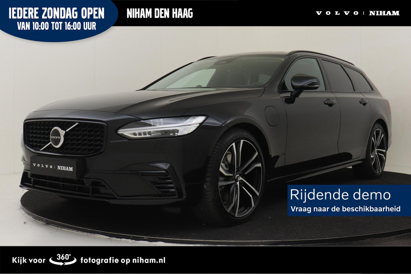 Volvo V90 - T8 PLUG-IN HYBRID AWD ULTRA EXECUTIVE EDITION DARK *FULL OPTIONS!* -PANO.DAK|BOWERS&WILKIN - AutoWereld.nl