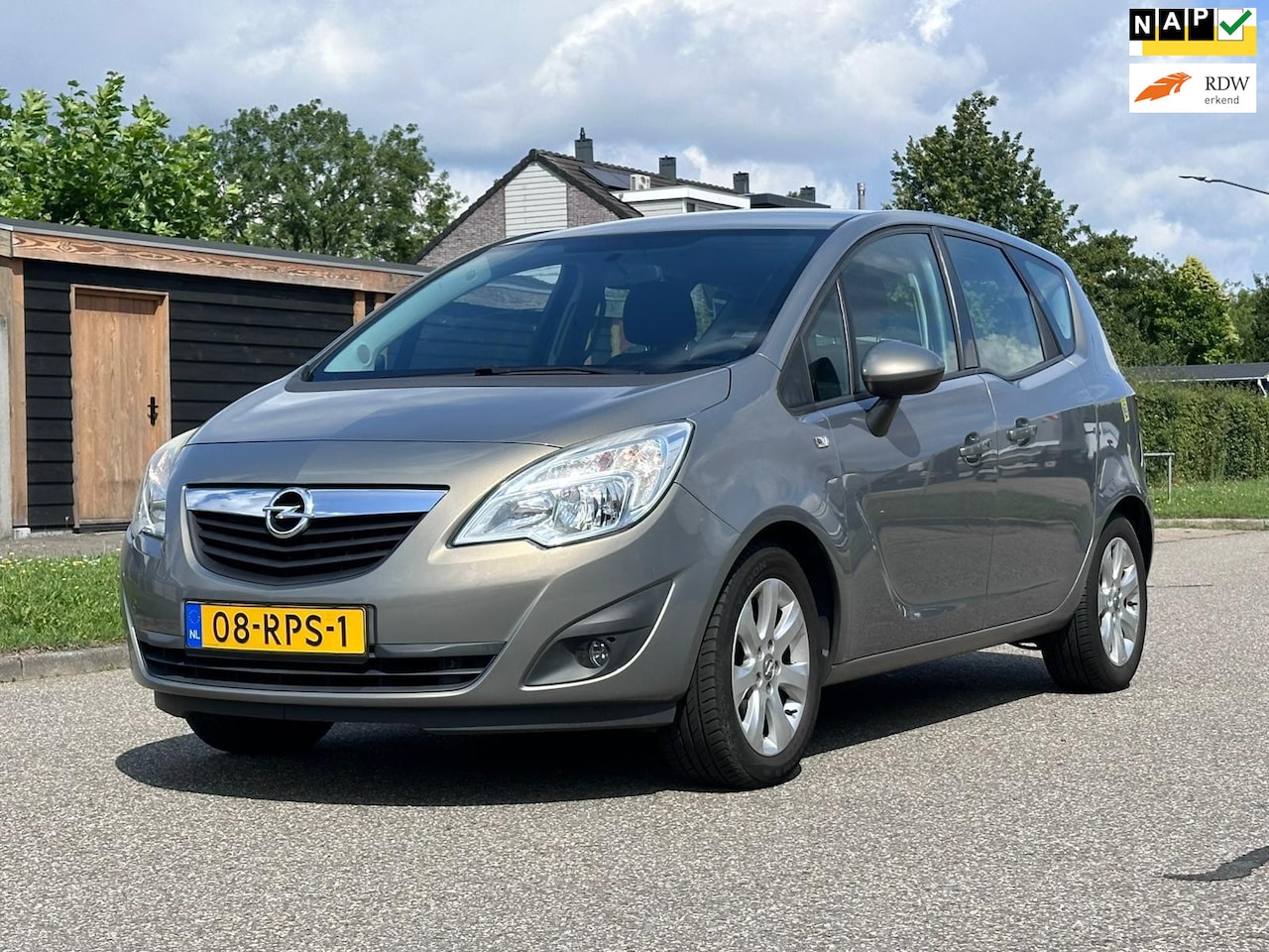 Opel Meriva - 1.4 Turbo Edition Cruise*Airco*17-04-2027 APK*NAP*Trekhaak*LM velgen* - AutoWereld.nl