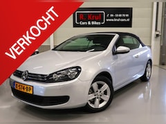 Volkswagen Golf Cabriolet - 1.2 TSI BMT Airco-ECC Sportstoelen PDC App connect Stoelverwarming LMV Cruise control Boek