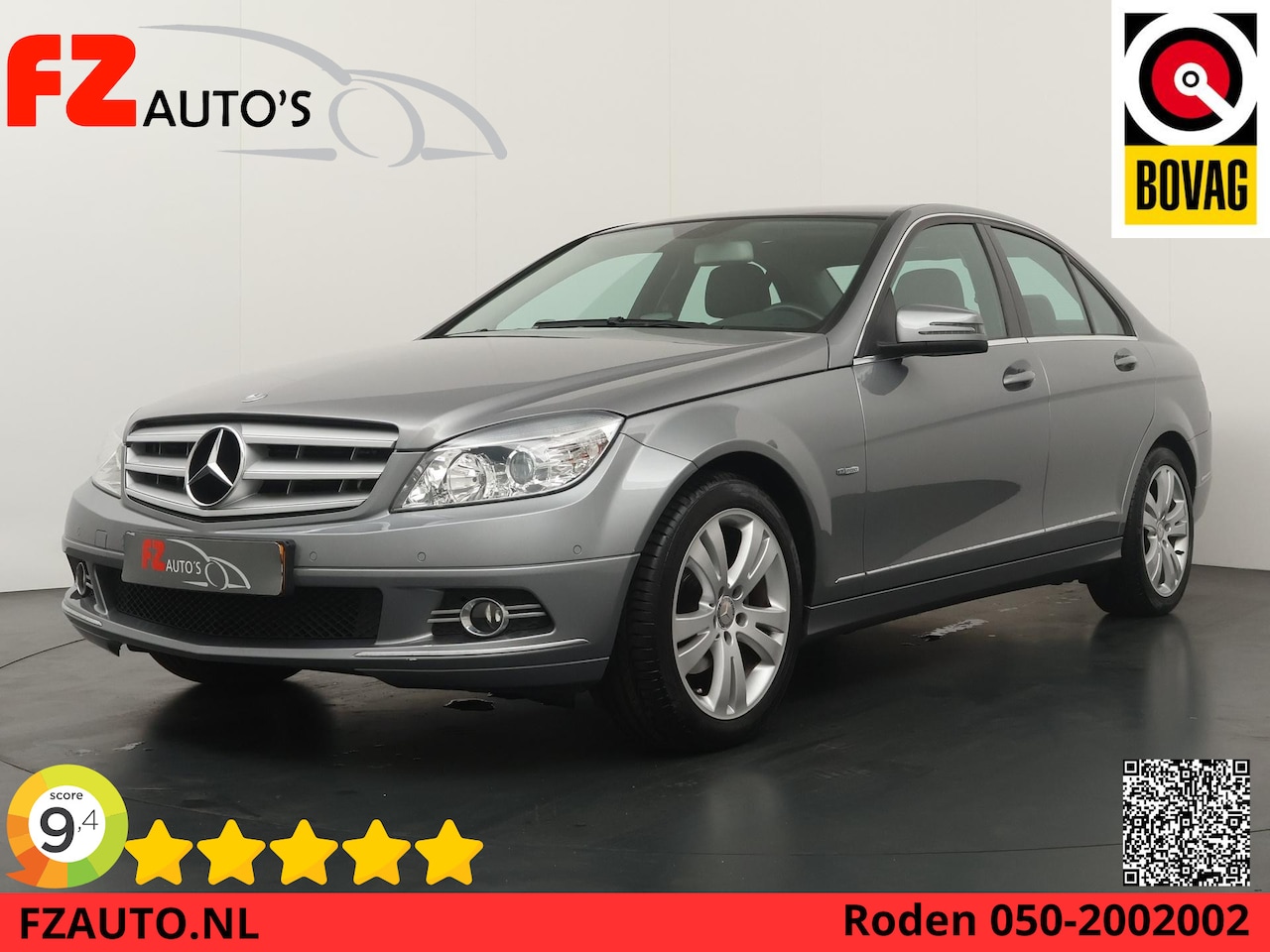 Mercedes-Benz C-klasse - 180 CGI BlueEFFICIENCY Business Class Avantgarde - Trekhaak - Parkeersensoren V+A - Stoelv - AutoWereld.nl