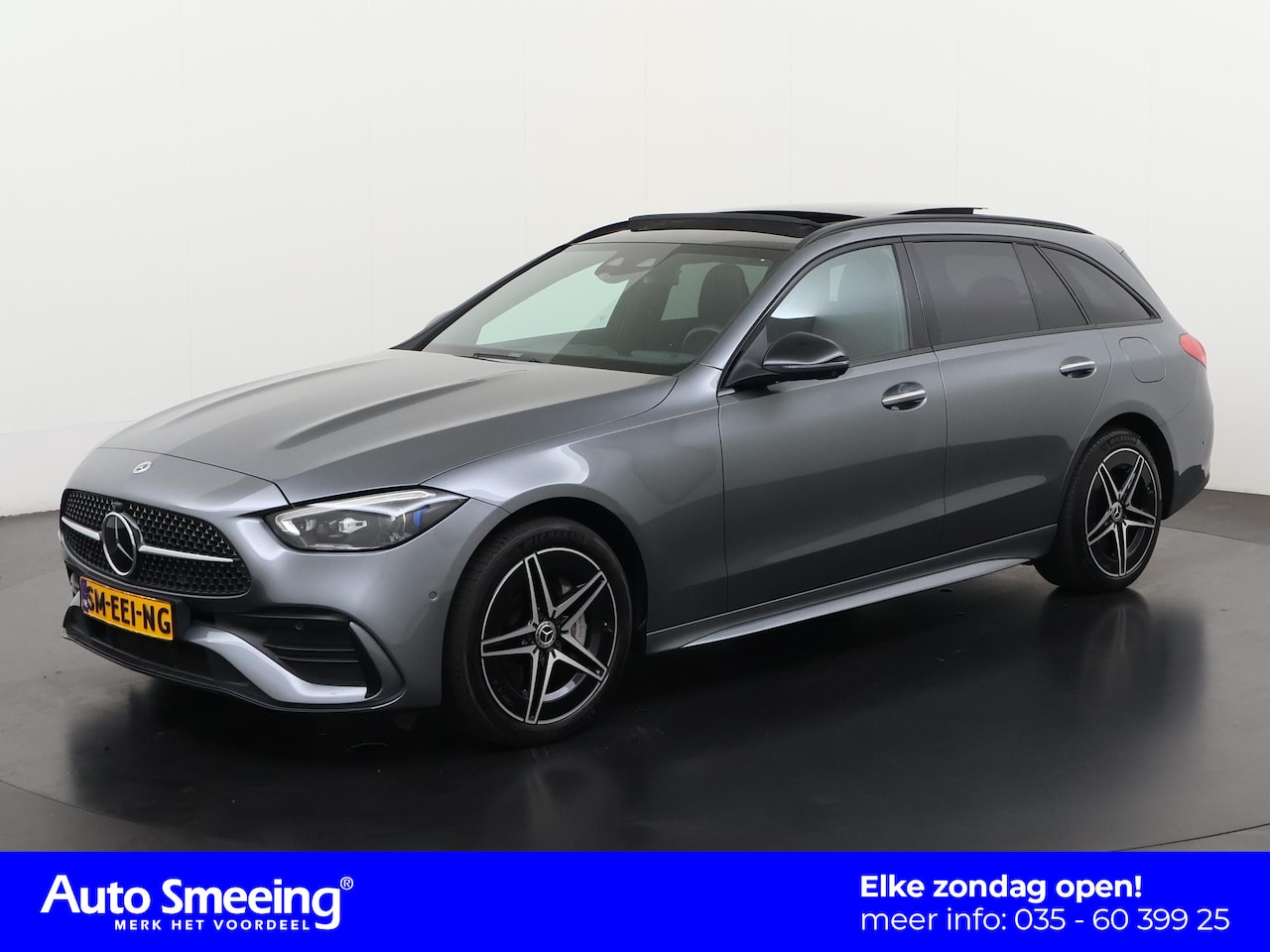 Mercedes-Benz C-klasse Estate - 300e AMG Night | Panoramadak | Stoelmassage | Head Up | Zondag Open! - AutoWereld.nl