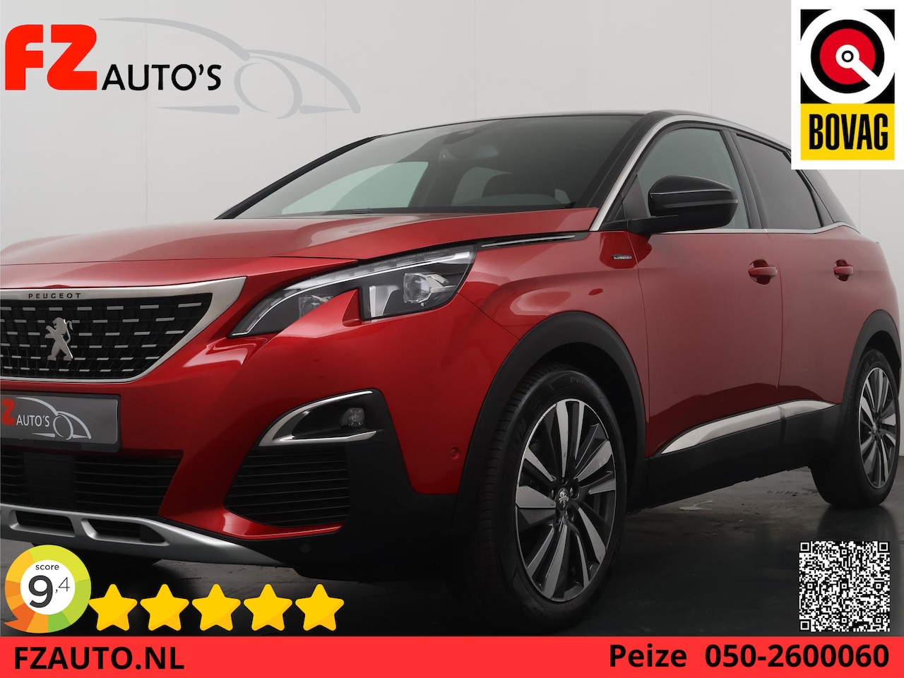 Peugeot 3008 - 1.2 PureTech GT Line - Navigatie - Climate Control - Lichtmetalen velgen - AutoWereld.nl
