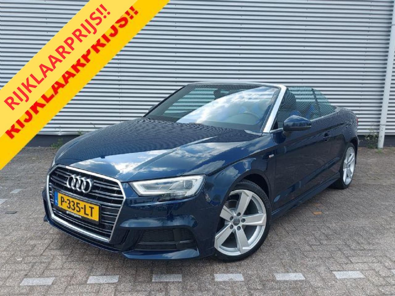 Audi A3 Cabriolet - 35 TFSI CoD Sport S Line Edition Automaat, airco,cruisecontrol,navigatie,achteruitrij came - AutoWereld.nl