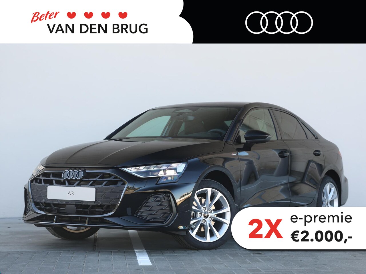 Audi A3 Limousine - S edition 35 TFSI 110 kW / 150 PK Limousine 7 vers | Panoramadak | SONOS | Privacy glas | - AutoWereld.nl