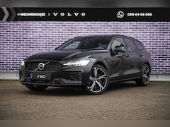 Volvo V60 - 2.0 T6 Plug-in hybrid AWD Ultra Dark | Schuif-/kanteldak | Head Up Display | Donker Glas |