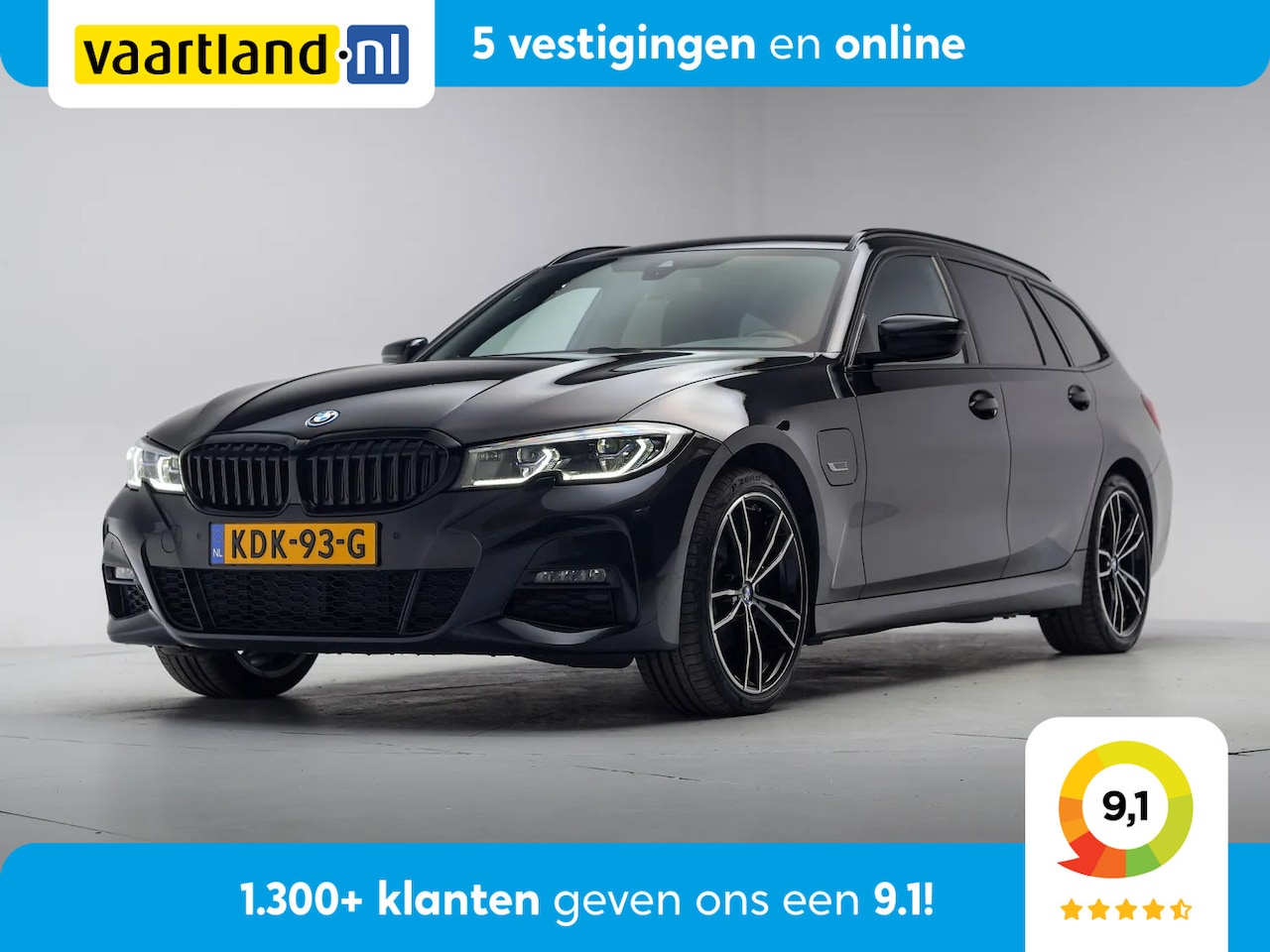 BMW 3-serie Touring - 320e M Sport High Executive Aut. [ Navi Leder Stoelverwarming LED Apple/Android ] - AutoWereld.nl