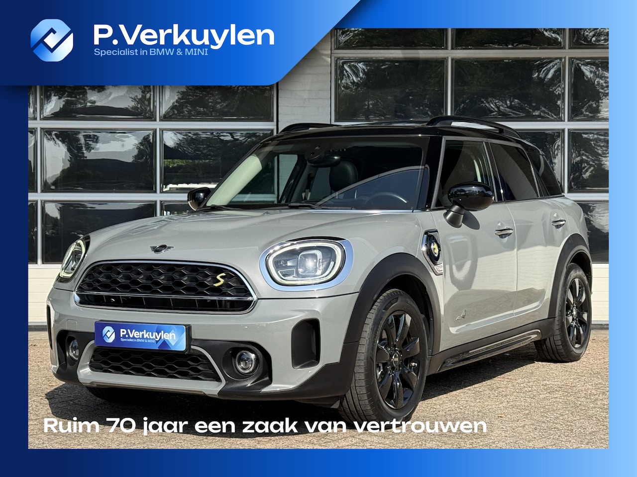 MINI Countryman - 1.5 Cooper S E ALL4 CLASSIC | PANORAMA | KEYLESS | CAMERA | ADAPT. CRUISE | SPORTSTOELEN | - AutoWereld.nl