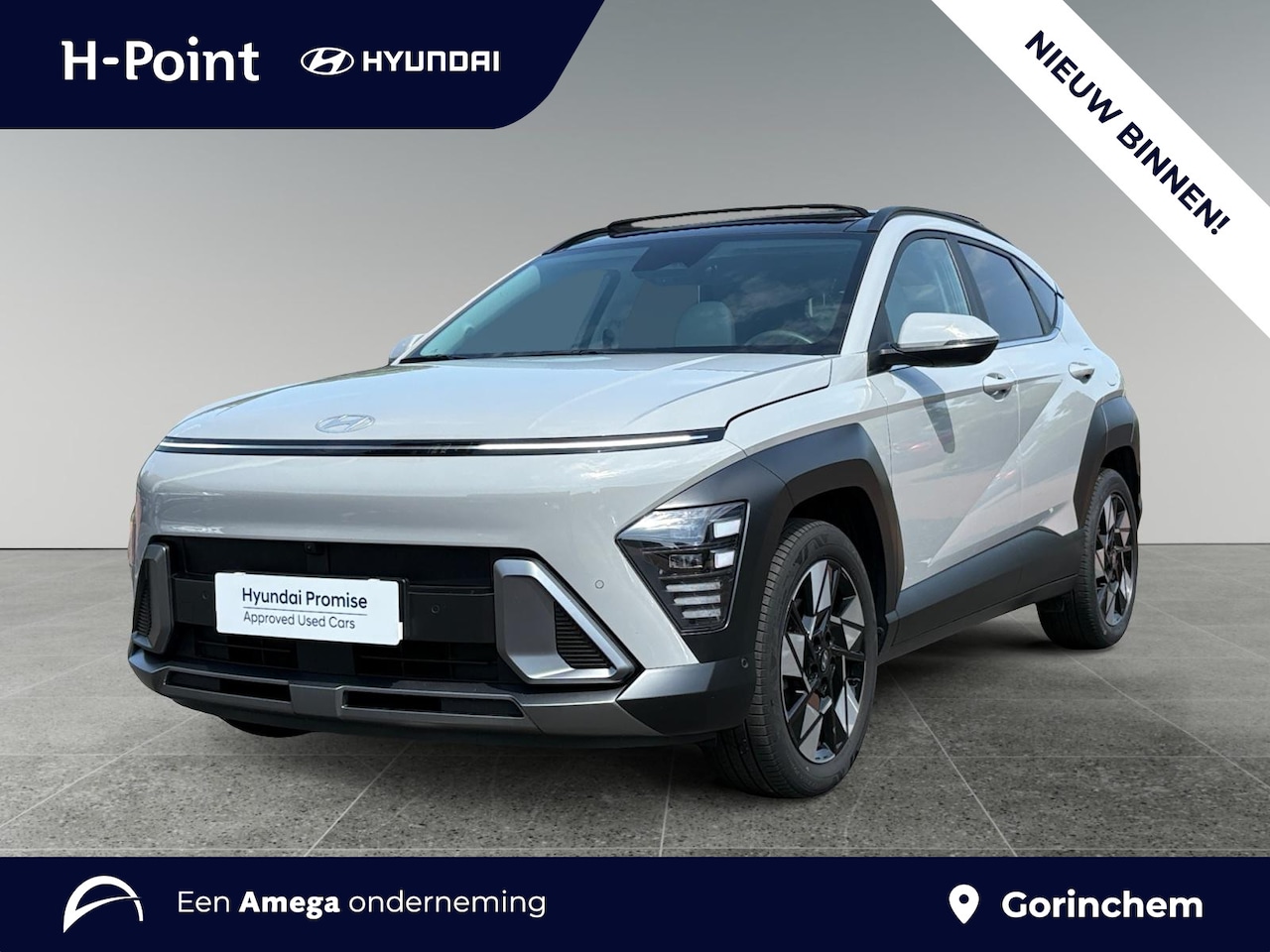 Hyundai Kona - 1.6 GDI HEV Premium Sky | SCHUIF/KANTELDAK | FULL LED | PREMIUM LEDER | ADAPTIVE CRUISE | - AutoWereld.nl