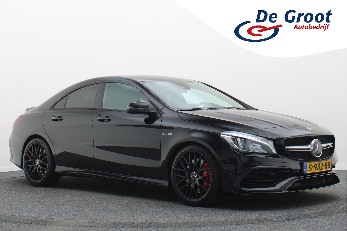 Mercedes-Benz CLA-Klasse - AMG 45 4MATIC Memory, Sfeerverlichting, Harmen & Kardon, Apple Carplay, ACC, 19" - AutoWereld.nl